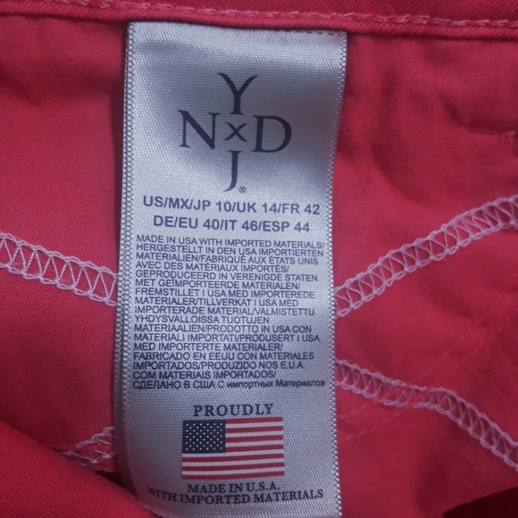 NYDJ Womens 10 Jeans Clarissa Ankle Lift Tuck Tech - Picture 7 of 8